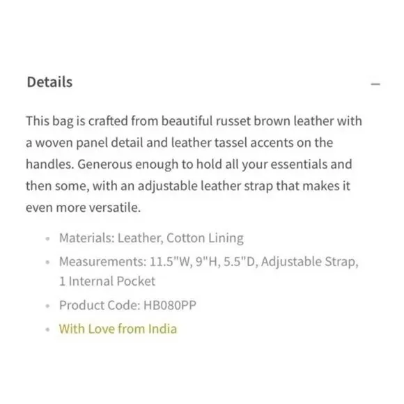 Noonday collection Monterrey leather basket weave bag - Picture 13 of 13